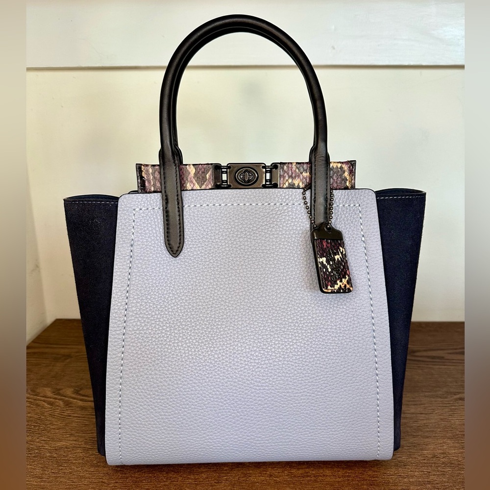 Coach 1941 Troupe Tote In Colorblock With Snakesk… - image 1